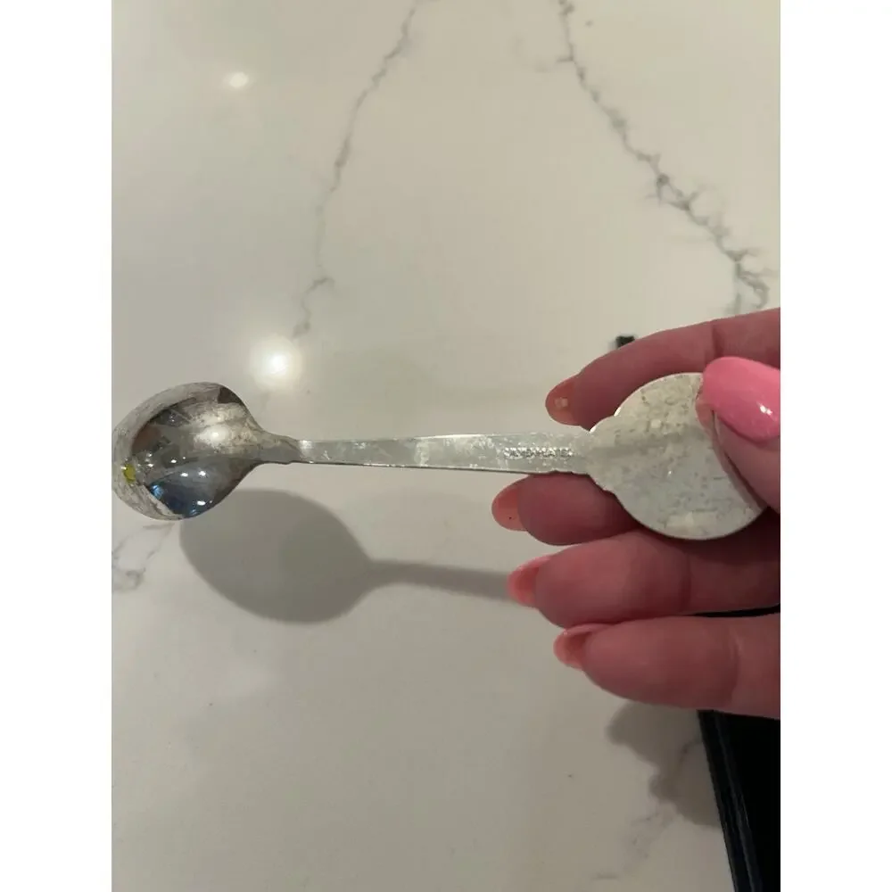 Vtg National Horseracing Museum Souvenir Silverplate Spoon New Market Equestrian